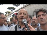 Napoli - Traffico in tilt per la protesta dei dipendenti Cub -2- (09.09.14)