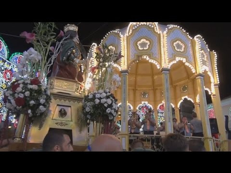Carinaro (CE) - Festa S.Eufemia 2014, la gara delle mazze (08.09.14)