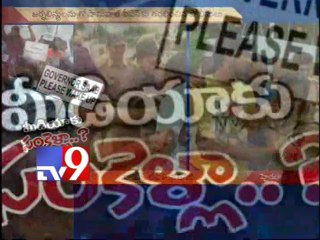 Journos demand Governor to restore Tv channels in Telangana