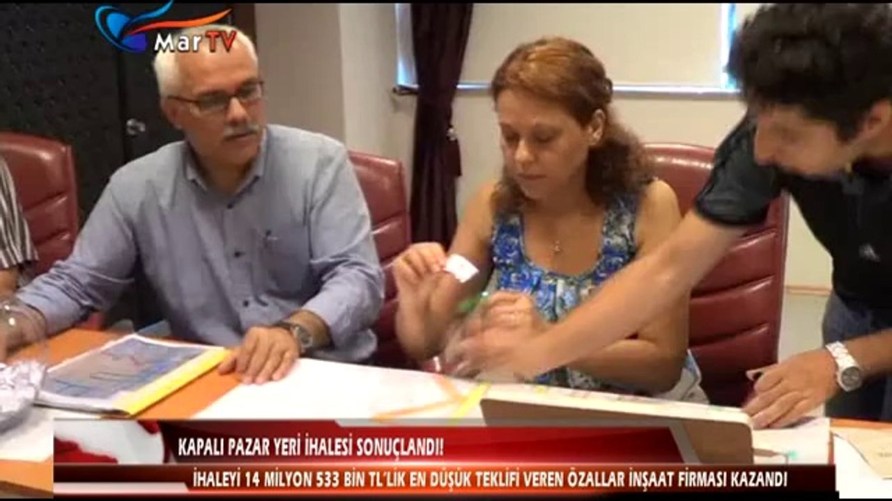 KAPALI PAZAR YERİ İHALESİ SONUÇLANDI!