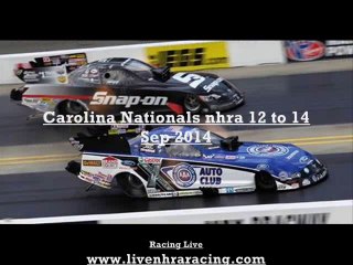 Live Carolina Nationals nhra On tv