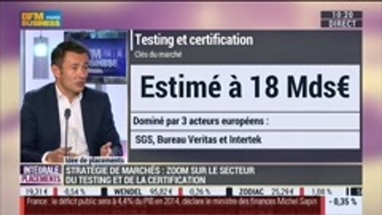 Testing et certification: sur quelles valeurs françaises faut-il miser ?: Olivier Ken, dans Intégrale Placements –  10/09