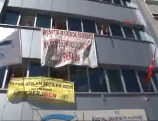 BEYOĞLU SGK'DA İŞÇİ EYLEMİ