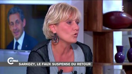 Nadine Morano oublie d'éteindre son portable lors de "C à vous"