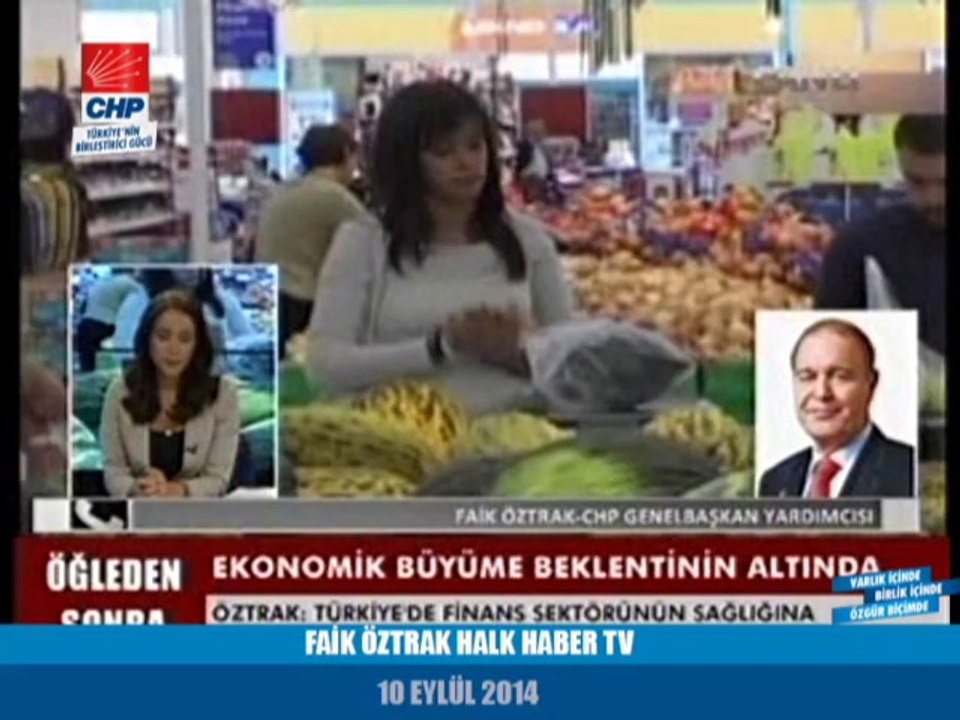 FAİK ÖZTRAK  HALK HABER TV 10/09/2014