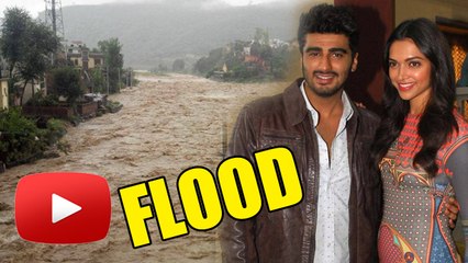 Jammu & Kashmir FLOOD | Deepika Padukone & Arjun Kapoor's SHOCKING REACTION