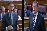 Sánchez y Rajoy, primer 'cara a cara' del Congreso