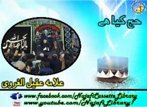 Hajj Kia Hai ? | Allama Aqeel ul Gharvi