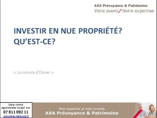 Achat en nue-propriété !?