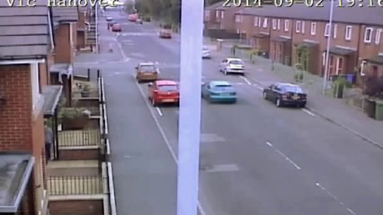 Shocking CCTV: Hit and run driver ploughs into schoolboy