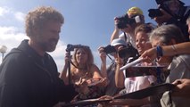 Will Ferrell devant sa cabine de plage