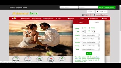 Php Matrimonial Script