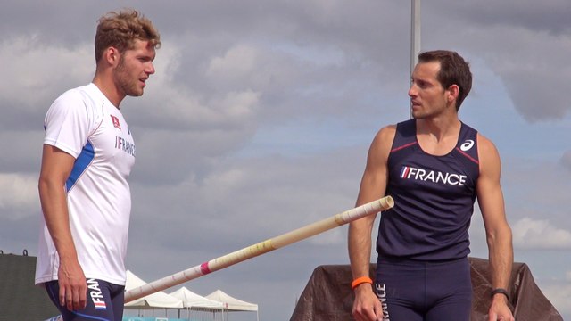 Un entraînement avec Renaud Lavillenie et Kevin Mayer !