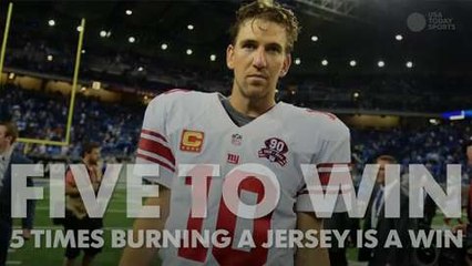 When is it OK for a fan to burn a jersey?