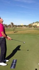 Benjamin Hebert et la plaque de putting Arc to arc