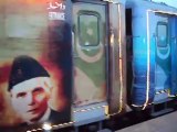 Azadi Train Pakistan 2014 at Karachi Cantt Station
