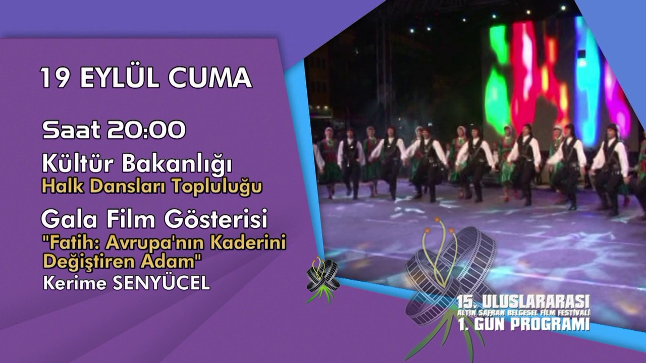 Festival Program 1. Gün Program