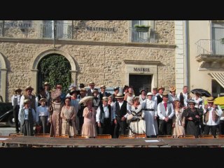 Caux (34) fête les années 1900 - ACPC - mardi 5 août 2014