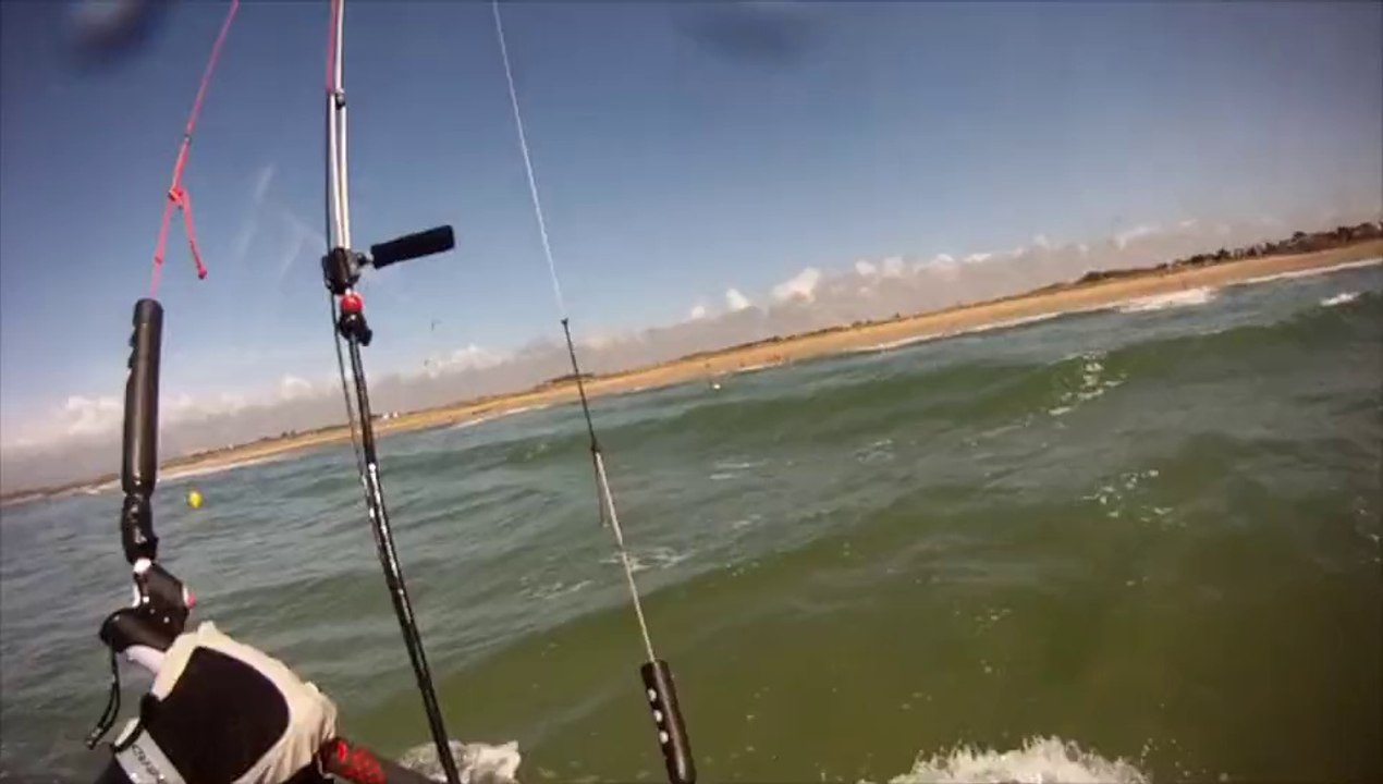 Blog "Pipof à la plage" : Bord de kitesurf à Fort-Bloqué