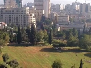 Amanecer en la tierra santa Israel