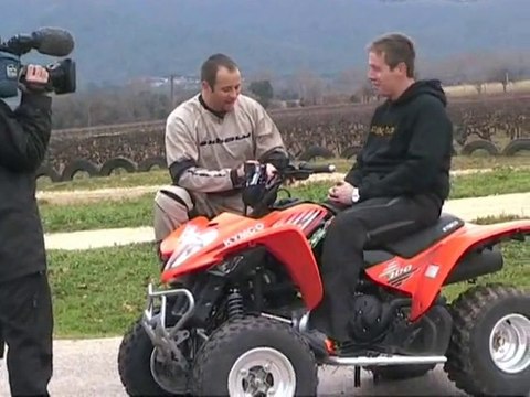 Stuntquad Vintage Inédit 5/15 (Tournage émission pour Ab Motors janvier 2006)