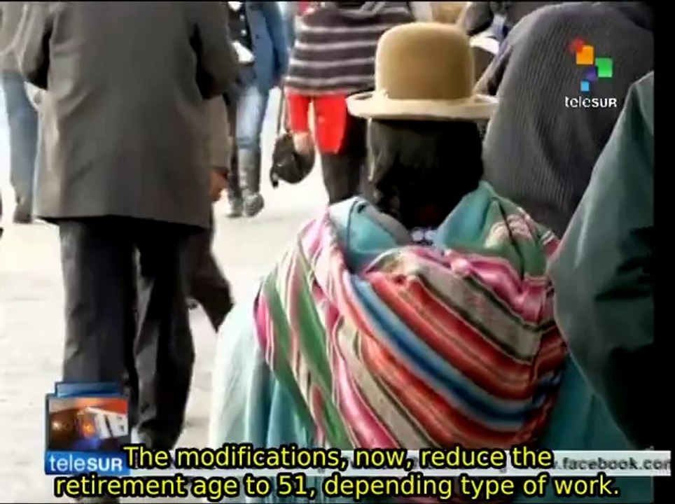 Bolivia: Retirment age reduced for workers in high risk industries