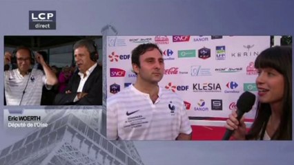 L'interview à la mi-temps d'Eric Woerth