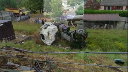 Accident camion Tournus A7