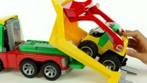 ROADMAX Transporter and Skid Steer Loader (Bruder 20070) - Muffin Songs' Toy Review