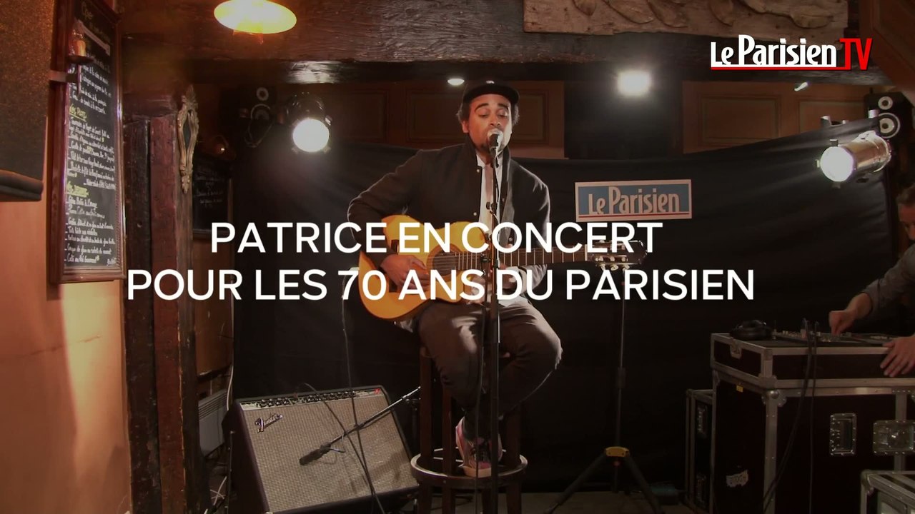 Concert Live de Patrice pour les 70 ans du Parisien