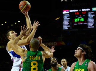 Sérvia é superior e bate o Brasil no Mundial de Basquete