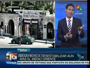 Aumentan denuncias sobre acciones de EEUU para derrocar a Al-Assad