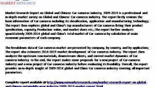 Global and China Car cameras Industry in-depth Research Report and Forecast to 2019