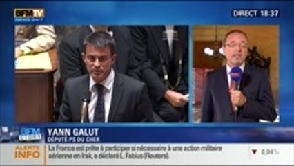 BFM Story: Vote de confiance: Manuel Valls refuse la voix de Thomas Thévenoud et souhaite sa démission - 10/09