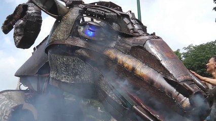 Marc MORVAN, sculpteur, au défilé du Festival de Cornouaille 2014