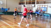 Mariusz Baron - Marek Chybiński 2-3 , Open Lisów , mistrzostwa powiatu lublinieckiego 2014