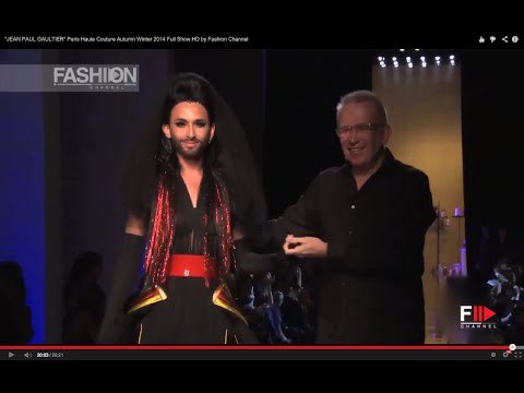 JEAN PAUL GAULTIER feat. Conchita Wurst Paris Haute Couture Autumn Winter 2014 Full Show HD by FC