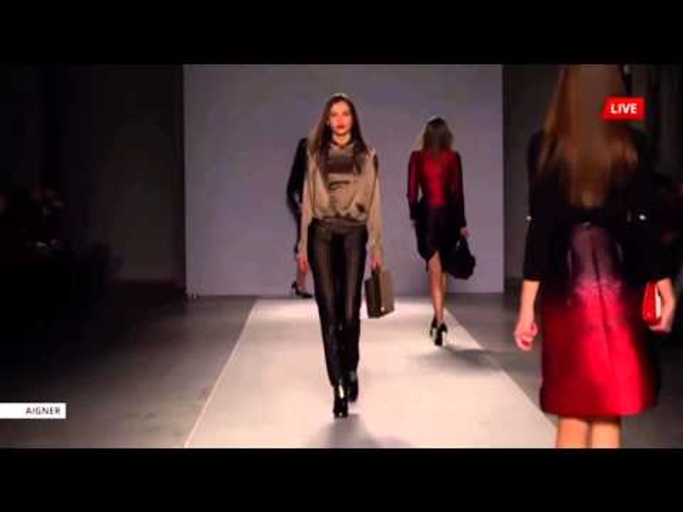 "AIGNER" Milano Moda Donna Autumn Winter 2014 2015 by Fashion Channel