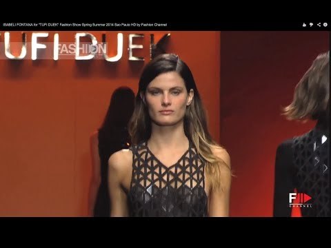 ISABELI FONTANA for TUFI DUEK Fashion Show Spring Summer 2014 Sao Paulo HD by Fashion Channel