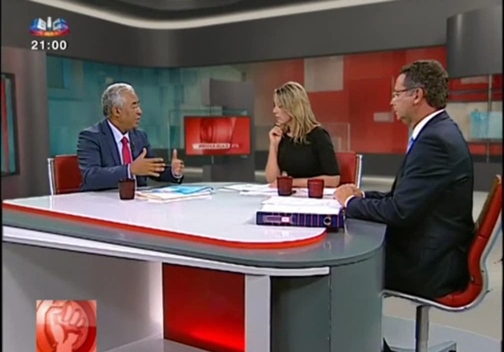 Segundo debate entre Costa e Seguro  SIC 10-09-2014