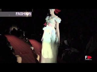 "YOSHIKI HISHINUMA" Haute Couture Autumn Winter 2013 2014 Paris by Fashion Channel