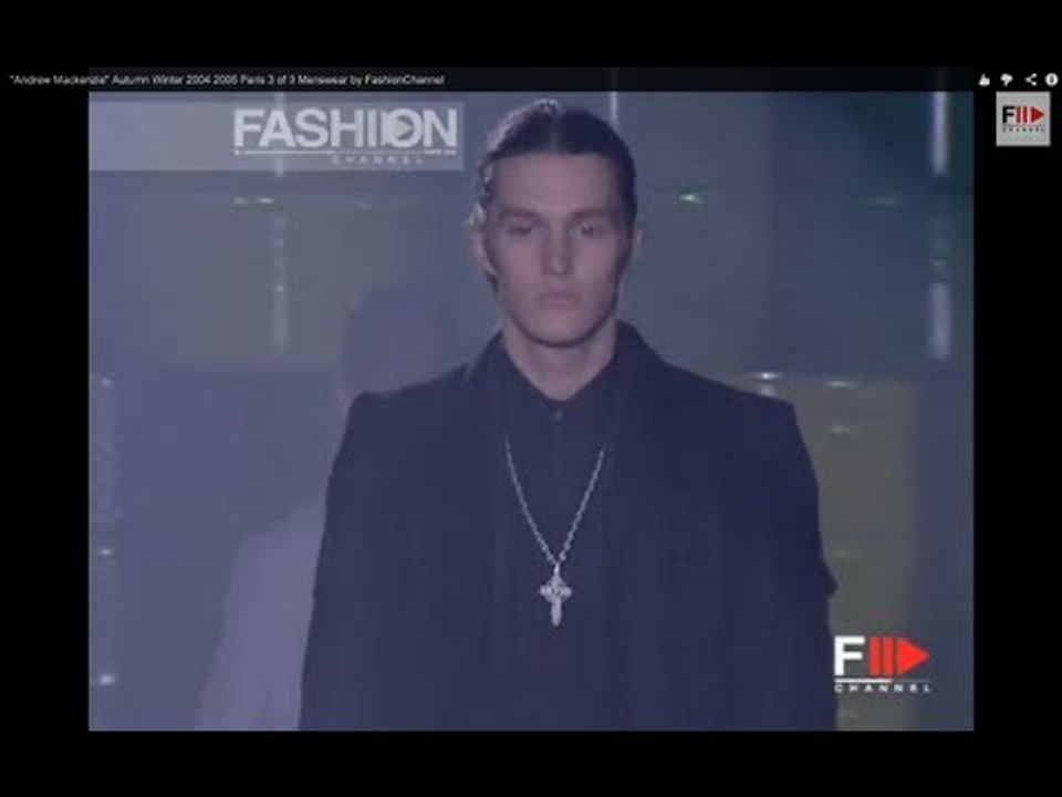 "Andrew Mackenzie" Autumn Winter 2004 2005 Paris 3 of 3 Menswear by FashionChannel
