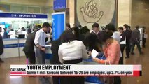 Korea's youth employment rate on steady rise