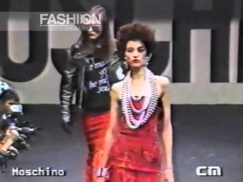 Moschino Autumn Winter 1985 1986 Milan pret a porter women by Canale Moda