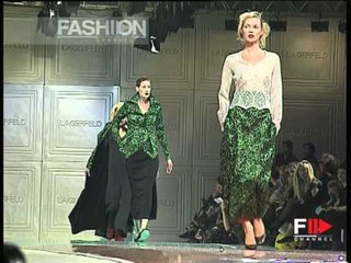 "Karl Lagerfeld" Autumn Winter 1996 1997 Paris 3 of 4 pret a porter woman by FashionChannel