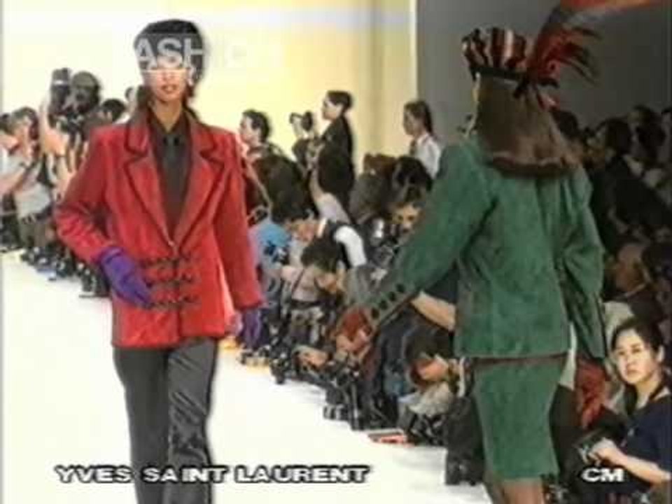 "Yves Saint Laurent" Autumn Winter 1990 1991 Pa...