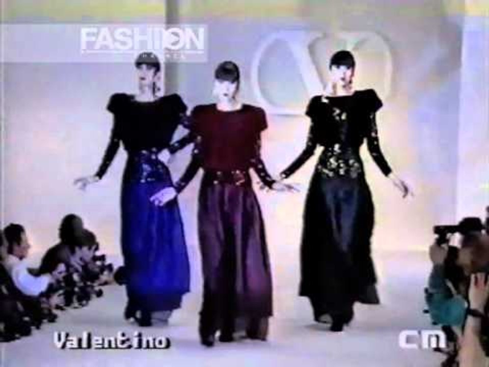 "Nightwear Special   Valentino" Autumn Winter 1984 1985 Milan Pret a Porter Woman by Canale Moda