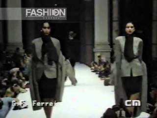 "Gianfranco Ferré" Autumn Winter 1986 1987 Milan Haute Couture Woman by Canale Moda