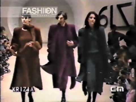 Coats Special Krizia Autumn Winter 1984 1985 Milan Pret a Porter Woman by Canale Moda