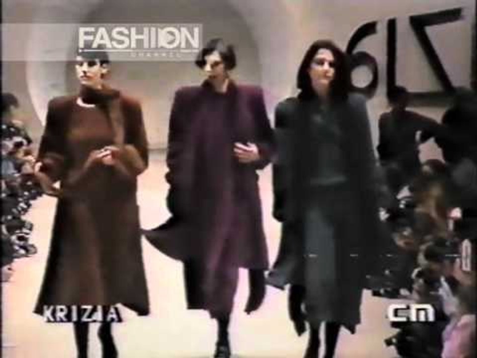 "Coats Special   Krizia" Autumn Winter 1984 1985 Milan Pret a Porter Woman by Canale Moda